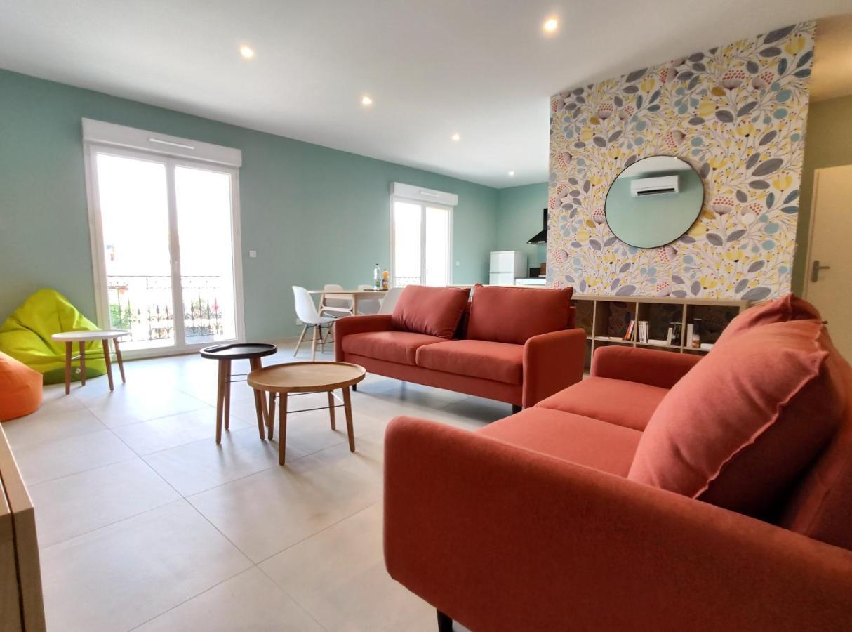 Colormix 3 Etoiles - 95M2 Plein Centre - Ensoleille Climatise Apartamento Mèze Exterior foto